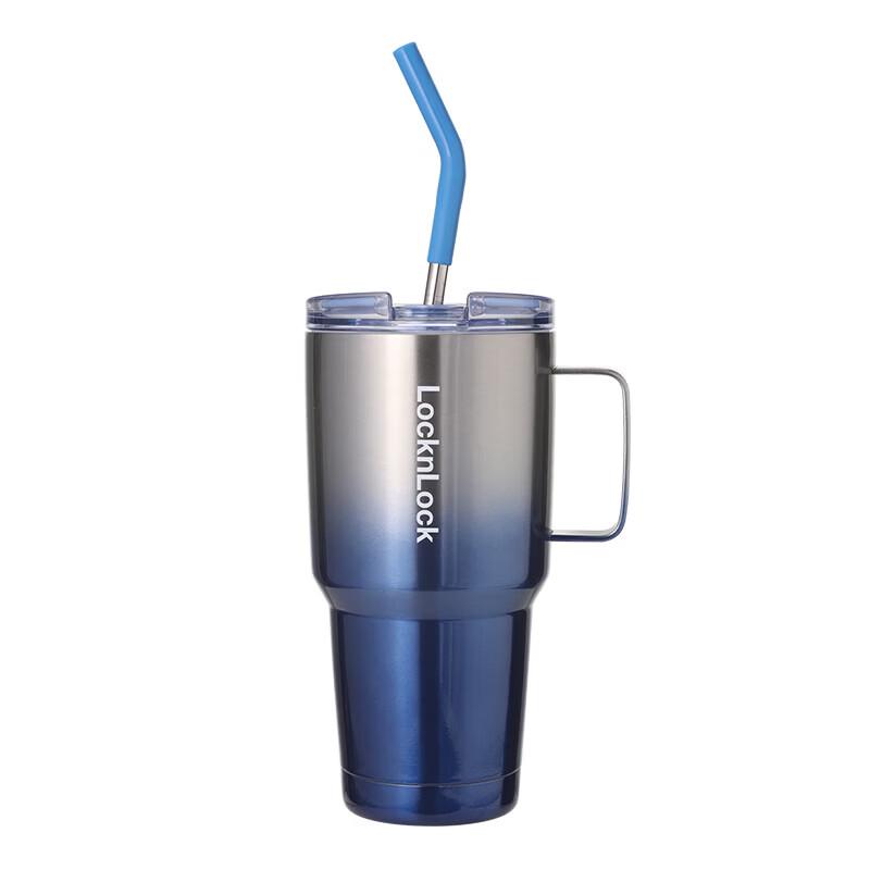 LocknLock 800ml Dual-Drink Insulated Tumbler
