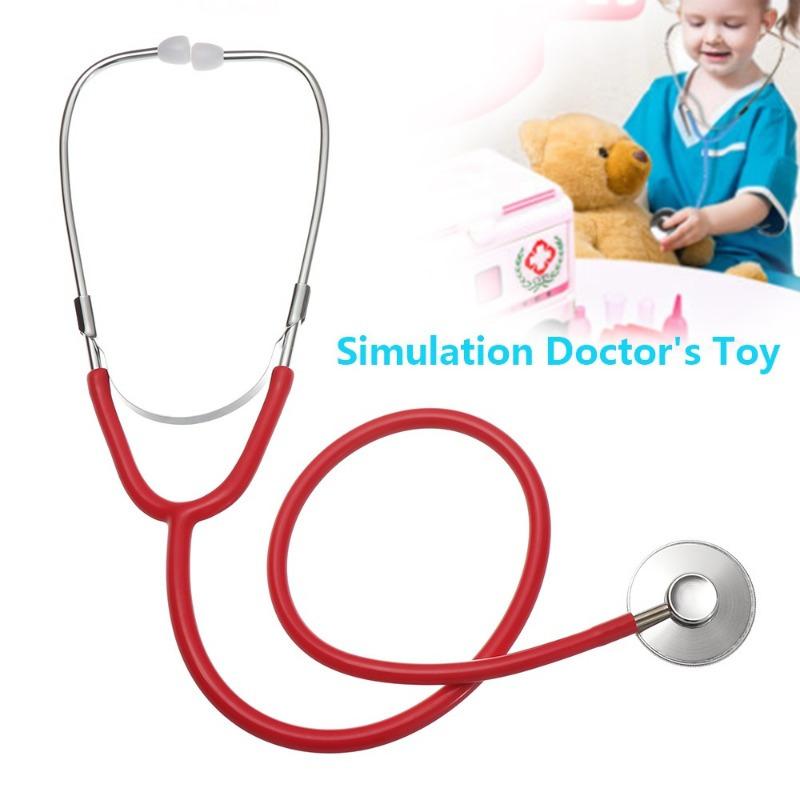 New Kids Stethoscope Toy Simulation Doctor's Toy Family Parent-Child Games Imitation Plastic Stethoscope Accessories