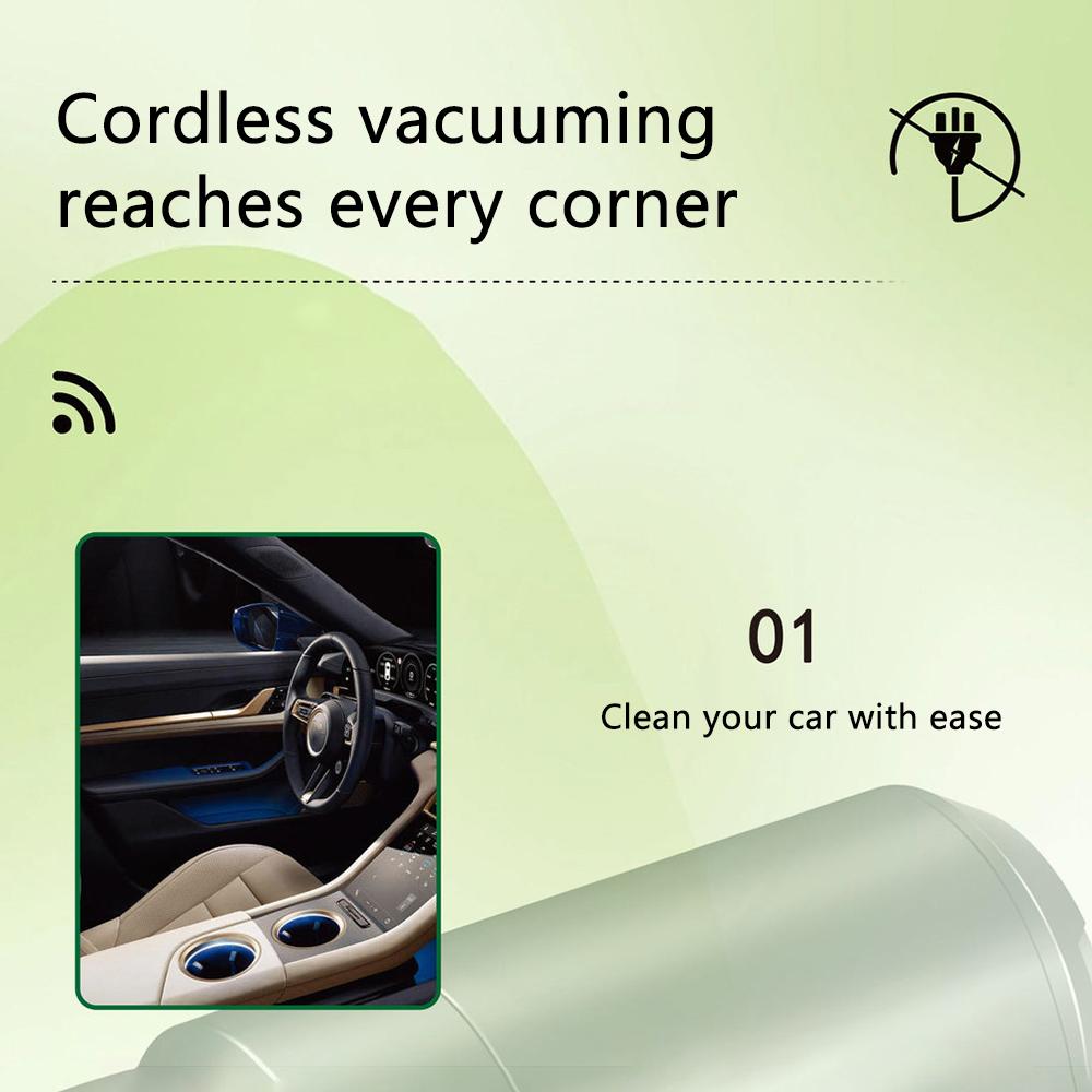 

Handheld Car Vacuum Cleaner Vacuum Cordless High Power Lightweight Vacuum Pump For Home Stainless Steel Filter Car Accessories
