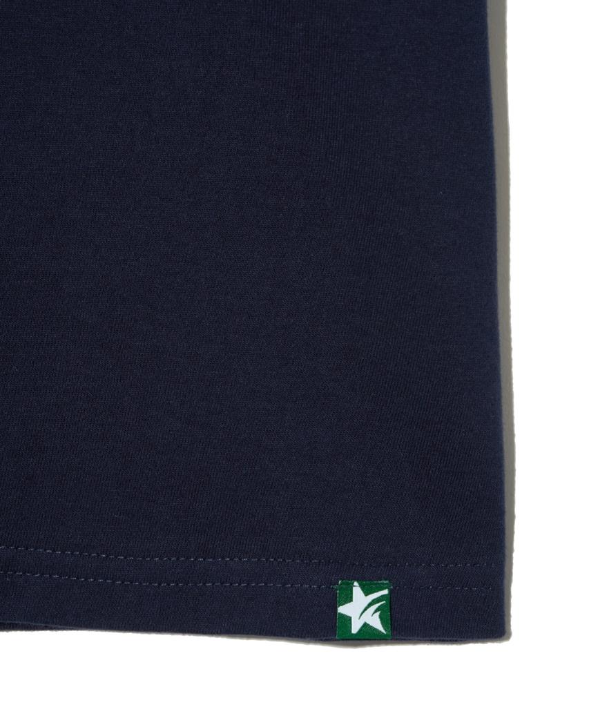 Pibseumateu Deep Blueberry Basic Crop T-Shirt