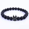 Zhang Meng Jewelry Copper Crown Bracelet with Color-Retaining Zirconia Beads