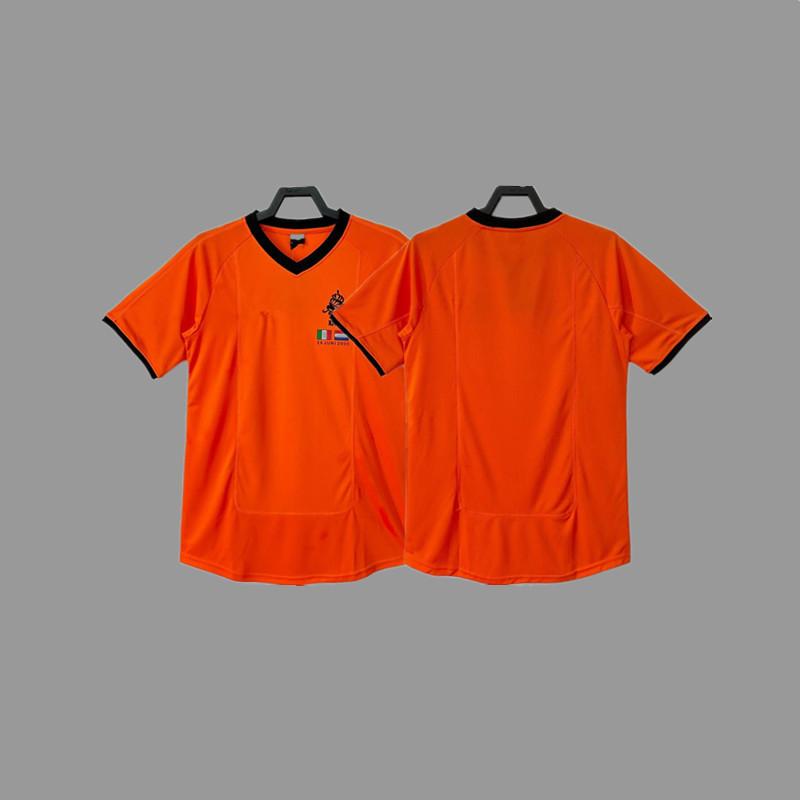 Retro jersey, football jersey, classic nostalgic replica Thai jersey, game training jersey, short-sleeved sportswear.