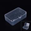 Small Transparent Plastic Storage Box Clear Square Multipurpose Display