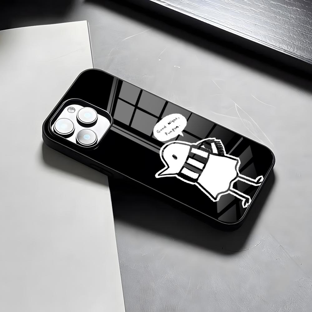

Goodnight P-Punpun Phone Case For IPhone 17 Pro Max 15 Pro 16 14 Plus 12 13 Mini 11 Pro Shockproof Glass Cover iPhone13