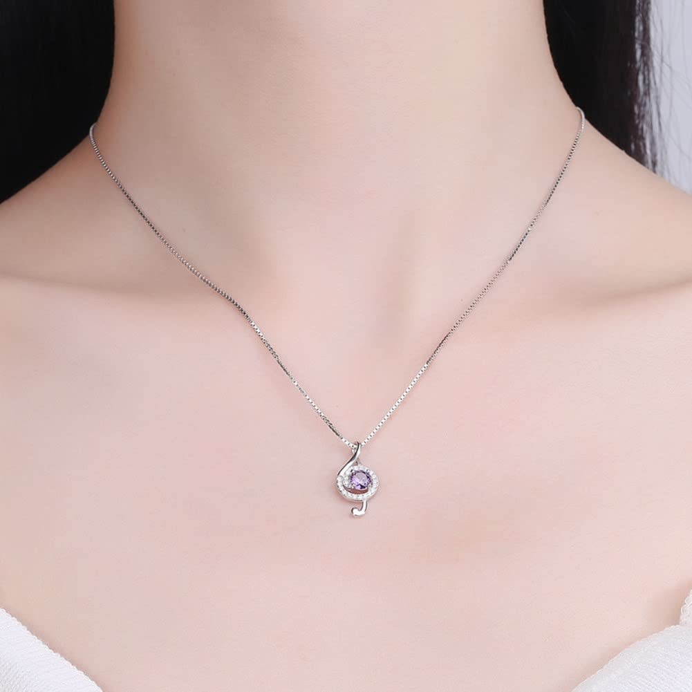 Accessories for Music Sterling Silver Jewelry [Rockyu] Women, Necklace, Pendant, Art, Stylish, Women, Anniversary, Gift, (White)