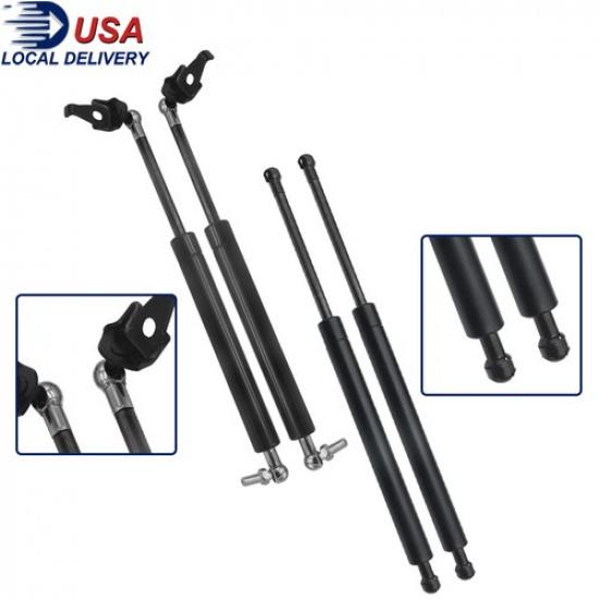 4Pcs Front Hood+Rear Trunk Tailgate Lift Support Gas Struts For Lexus SC430