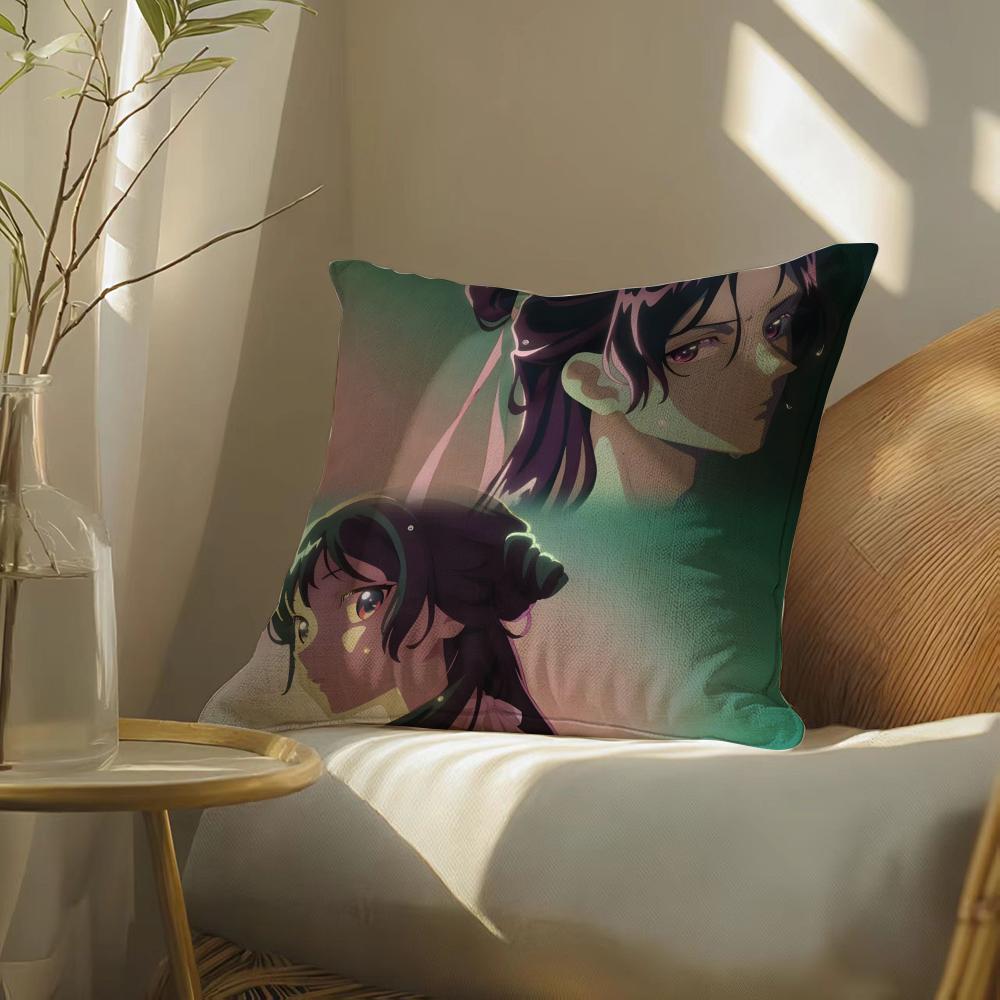 Animethea-Apothecarydiariesmaomao Pillow Case Pillowcase, Double-Sided Printed, Sofa Cushion, Bedroom Headboard