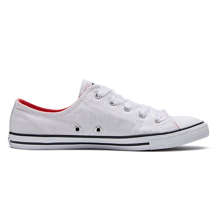 Converse Chuck Taylor All Star Comode Versatili Resistenti Scarpe Basse in Tela Donna sneaker Bianca 564613C