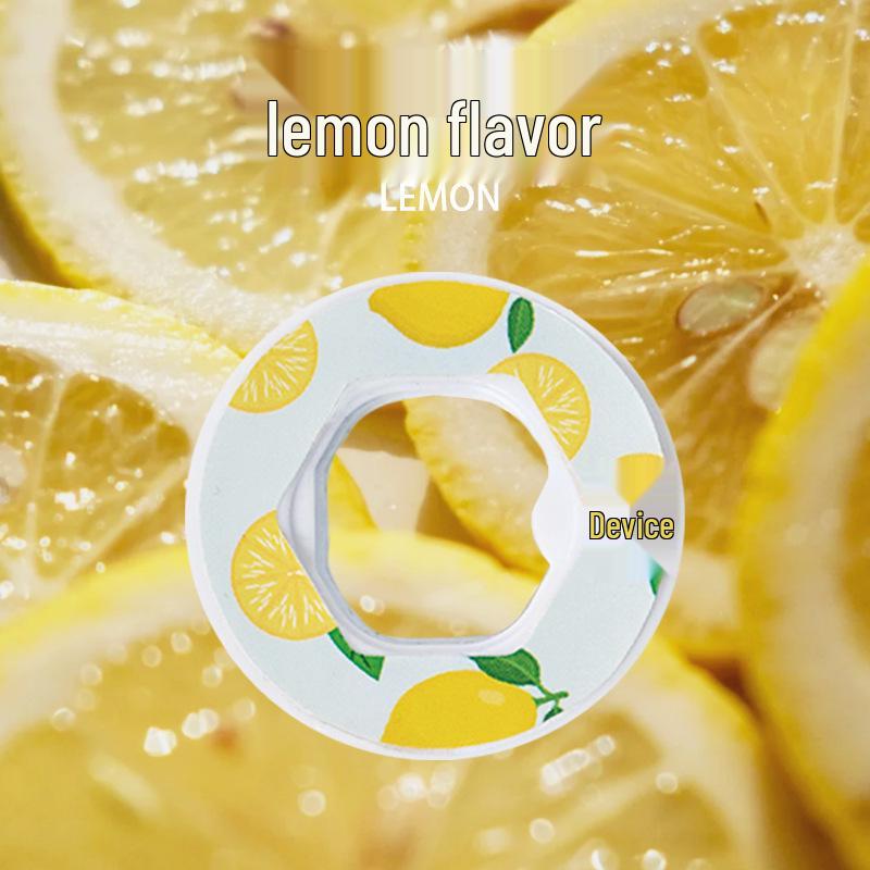 Fruit-Flavored Zero Calorie Water Bottle with Pop-Up Lid and Aroma Ring