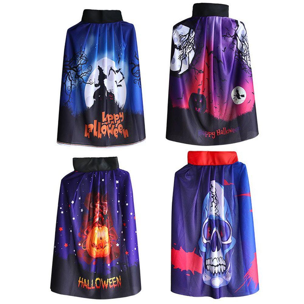 Ghost Cosplay Human Skeleton Costume Halloween Cloak Wizard Children's Cloak Terrifying Clothing