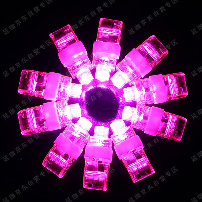 LED Flashing Finger Ring Lights (100-Pack)