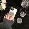 Magnetic Mobile Phone Airbag Bracket Glass Mirror Sticker Magsafe Flower Love Bow Rhinestone Portable Makeup