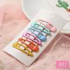 1Set Cute Candy Colors Dripping Hairpins BB Clip Girls Children Hair Clip Pin Barrette Accessories Women Kids Hairgrip Headdress