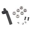 7PCS Lathe Tool Kit with 6PCS Reticulated Knurling Wheels for Machinists Featuring 0 5 1 0 2 0mm Embossing Wheel Sizes