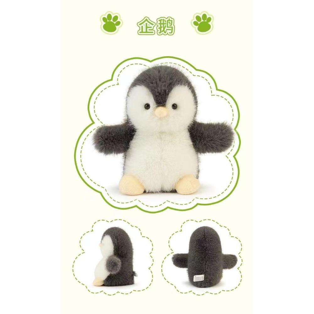 Pinguin Pufos Jucărie de Pluș Păpușă Pandantiv Păpușă Cadou Cadou de Însoțire Cadou pentru Bebi Mini