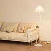 Meng Pao Nordic Pleated Floor Lamp with Storage Shelf
