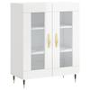VidaXL Buffet Blanc brillant 69,5x34x90 cm Bois d'ingénierie 827766