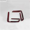 Front Fog Light Lamp Eyebrow Grille Air Intake Decoration Cover Trim For BMW X5 G05  - 2024 Black / Carbon Fiber Accessories