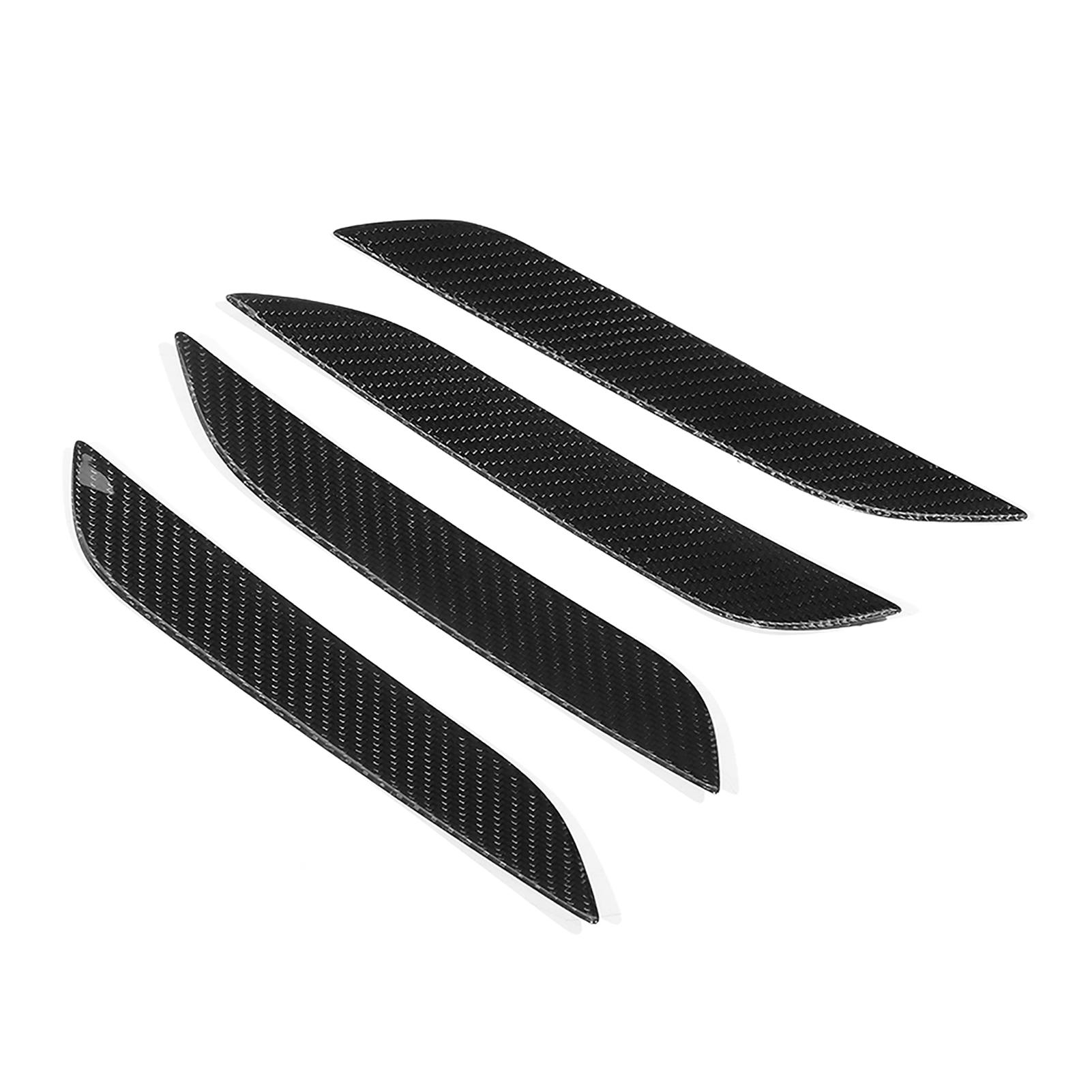 

Carbon Fiber Car Door Handle Cover Trim Fits for Tesla Model S 16 18