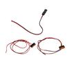 LED Toy Car Lights Remote Control Car Light Strip LED Marker Lights with Heat Shrink Tubing for RC Cars Orange
