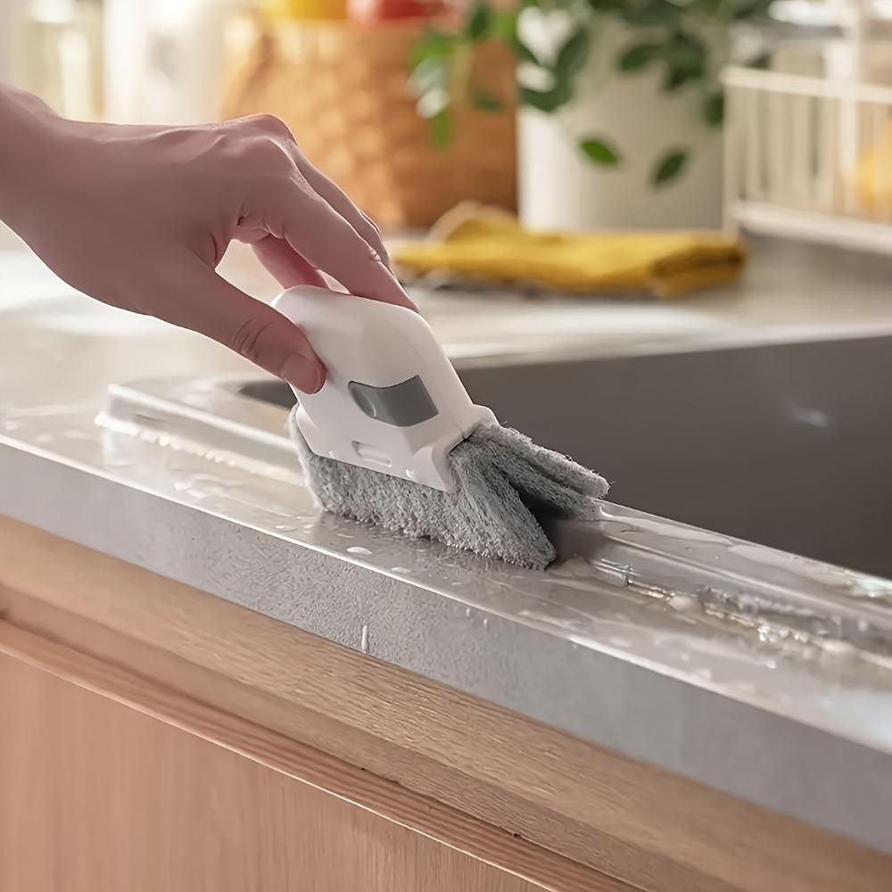 Multi-purpose Handheld Cleaning Brush for Windows, Doors and Kitchens - Easy To Use Recess and Crevice Tool, Reusable Home Essential Duster