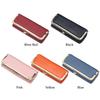 Genuine Leather Sunglasses Case Kiss Lock Glasses Storage Case Portable Eyewear Organizer Case for Outdoor Travel