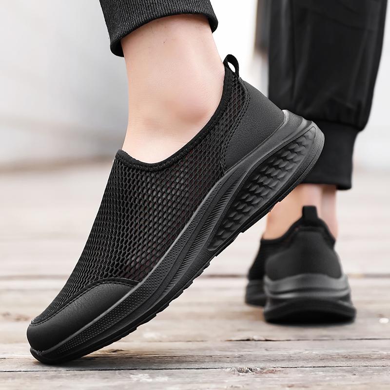 Summer Men/Women's Hollow Ultra-lightweight Mesh Breathable Men's Casual Sports Shoes Large Size Women's Sports Shoes