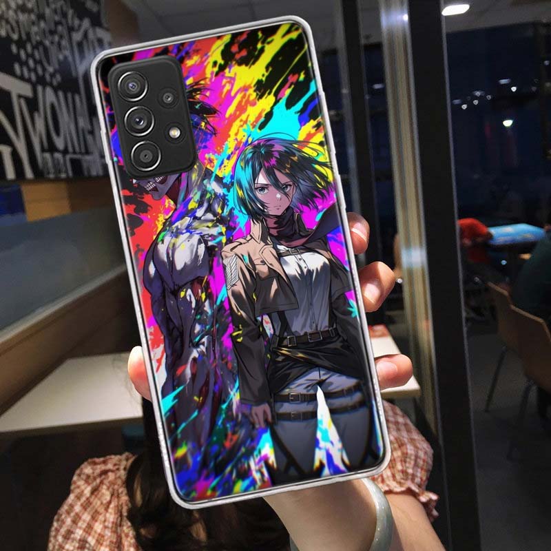 Character MIKASA Phone Case For Samsung A15 A25 A35 A55 A16 A26 A36 A56 Galaxy A12 A22 A32 A52S A05S A02S A72 A42 A6 A7 A8 A90 A