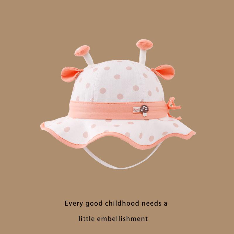 Infant and Toddler Fisherman Hat Spring and Autumn Cute Baby Super Cute Sunbath Hat Boy and Girl Sun Protection Versatile Hat Fashionable
