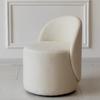 Non-Rotatable-Makeup Stool Dressing Stool Chair Ins Bedroom Light Luxury Minimalist Backrest Dresser Stool