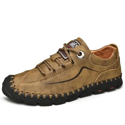 Fashion 2024 New Men Casual Shoes Handmade Leather Loafers Comfortable Men's Shoes Quality Split Leather Flat Moccasins Men Sneakers