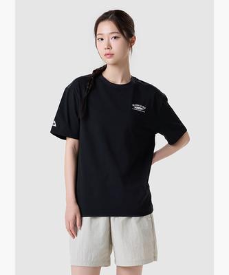 LECOQ Uni Le Fresh Roosters Loose Fit Short Sleeve T-Shirt - Black Qr223Lrs63 (A Type)