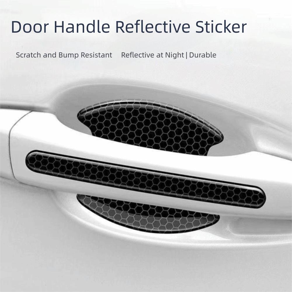 Reflective Door Handle Protective Strip Anti Scratch Anti Scratch Accessories  Door Bowl