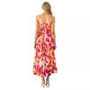 Spring and summer women's clothing European and American new slim-fit pendulum printed long dress holiday style