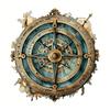 Compass Car Sticker Vinyl Decal Waterproof Rear Window Motorcycle Camper Bumper Truck Laptop Decoration X08