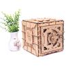 DIY Drewniane Puzzle 3D Skrzynka Skarbów Pudełko do Przechowywania Biżuterii dla Dziewczynki Model Mechaniczny Walentynki