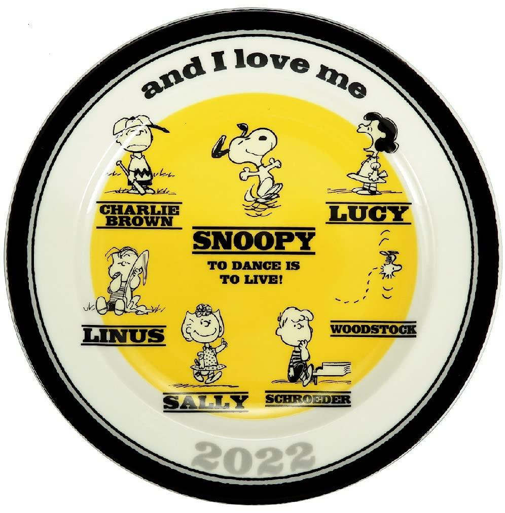 

PEANUTS Snoopy Годовая тарелка 2022 Желтая SN2022YP