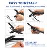 LHD Front Rear Windshield Wiper Blades For Toyota Prado J150 Series 2009 - 2020 Windscreen Window Accessories