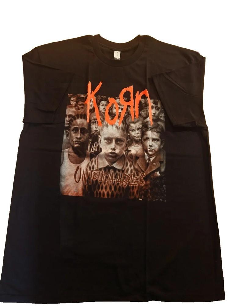 

KORN Untouchables T-shirt Nu Metal Alternative Rock Men s Tee New Unisex T-Shirt S