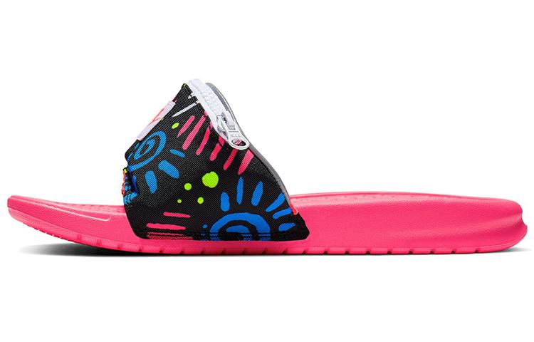 Nike Benassi Jdi Print Slide Fanny Pack Neon CJ2967-600 41