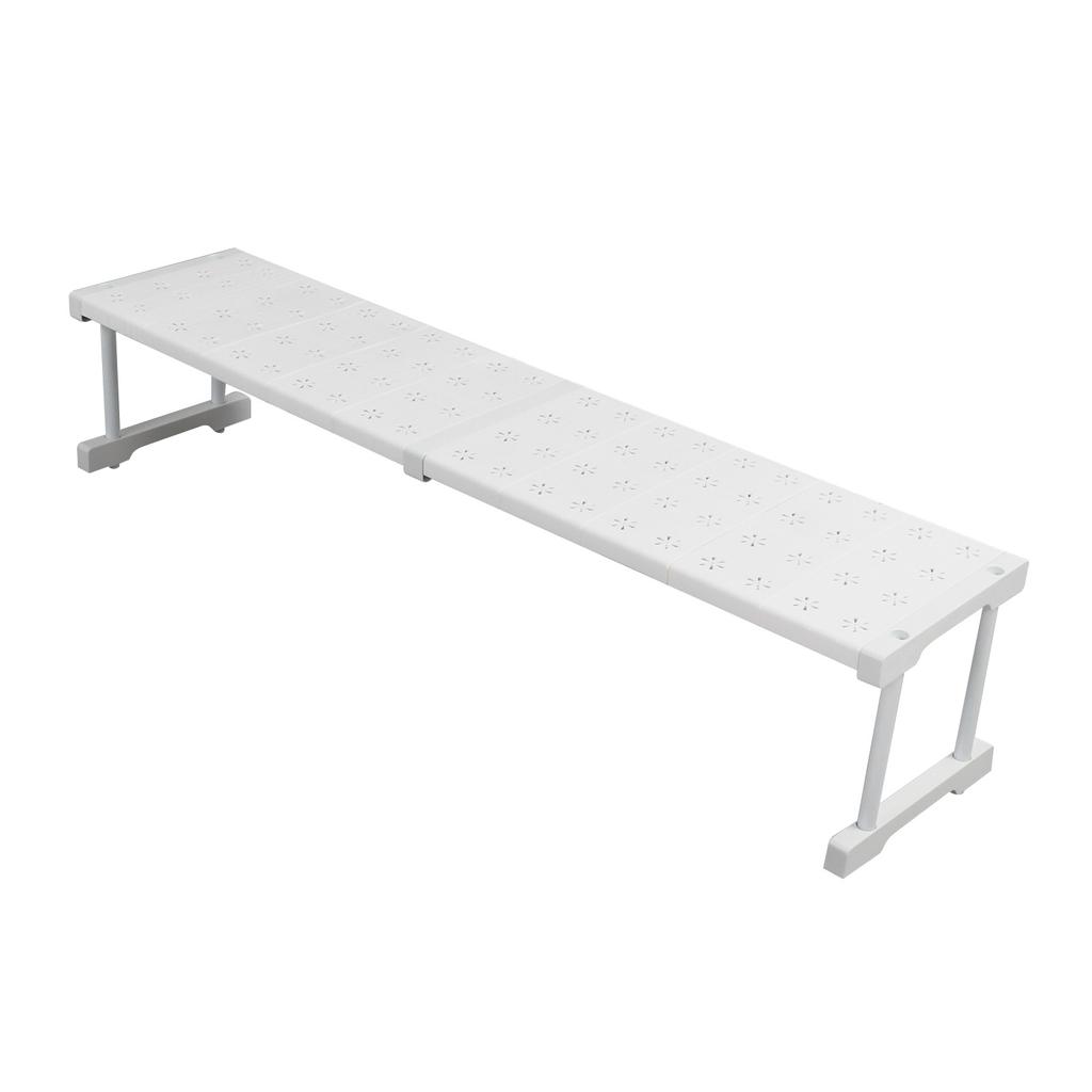 Expandable Closet Shelf Organizer Adjustable Space Saving Wardrobe Sink Tension Shelf 24cm Width 22cm Height