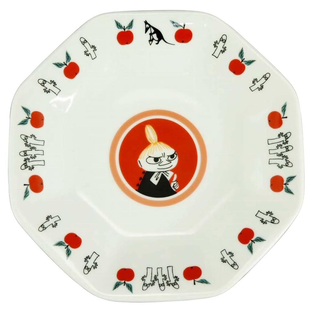 Yamaka Shoten MOOMIN Dinnerware 19cm Fried Rice Plate with Chinese Little My Microwave Moomin Nordic Day Wedding Made In Set, Ladle, Series, Design,