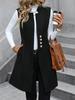 2025 Autumn/Winter Elegant Wool Sleeveless Vest Coat