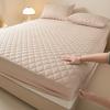 Polyester Bed Cover With Solid Color Design For Bed Protects Mattress And Prevents Dust
