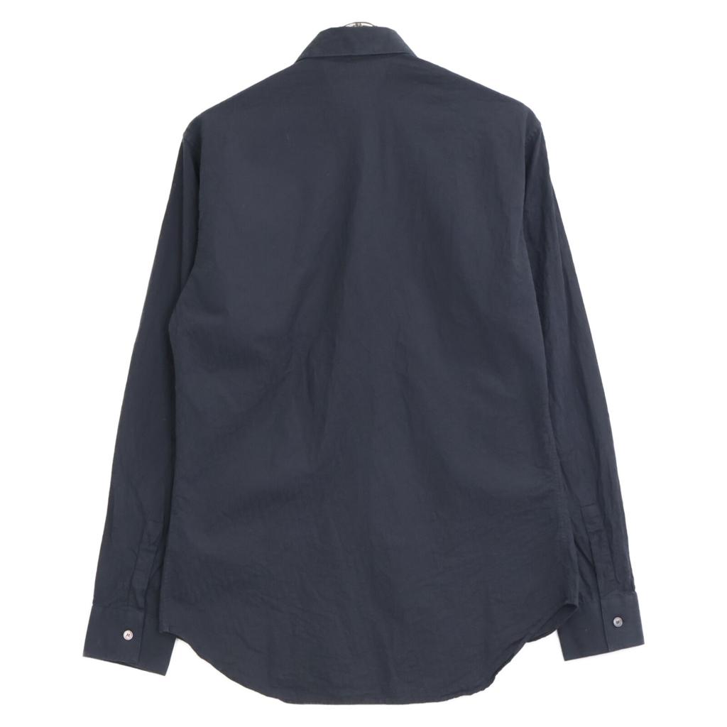 DIOR 013C502A4743 Off-White Cotton Jacquard Shirt tops 39 NavyUsed