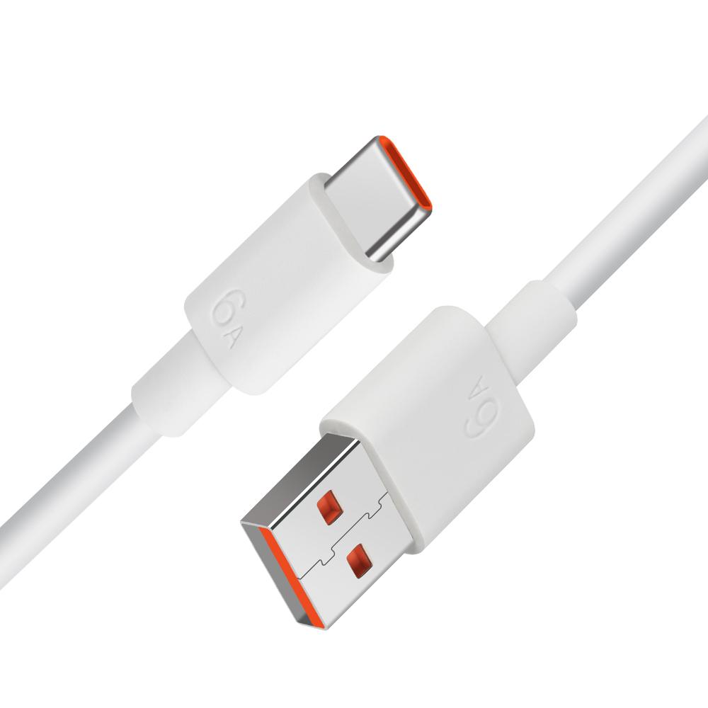 CE FCC Factory 2A USB to Type-C 6A Logo Charging Data Cable Wires Cords Charger USB-C Cable for Huawei Mate60 P70 Honor