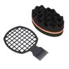 2pcs Barber Salon Hair Coils Comb Soft Flexible Hair Sponge Hairdressing Tool Set for Wet Hair