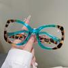 Irregular Rim Glasses Women Fashion Patchwork Blue Light Blocking Optical Frames New Trendy Stylish Brand Design Eyewear