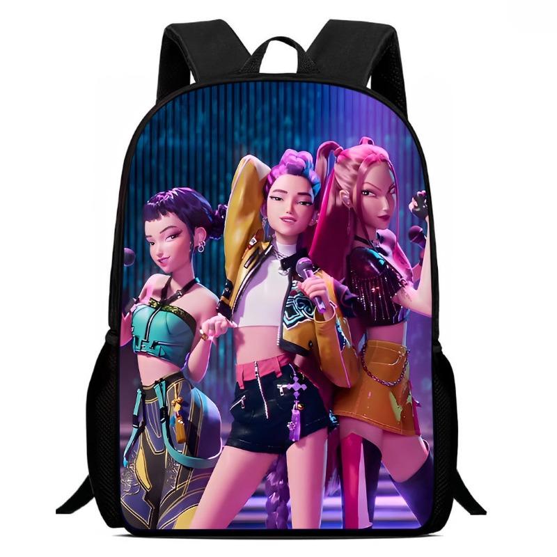 Neue Kpop Hexenjägerin Mädchengruppe Schultasche High-Definition-Druck Lässiger grenzüberschreitender leichter Rucksack