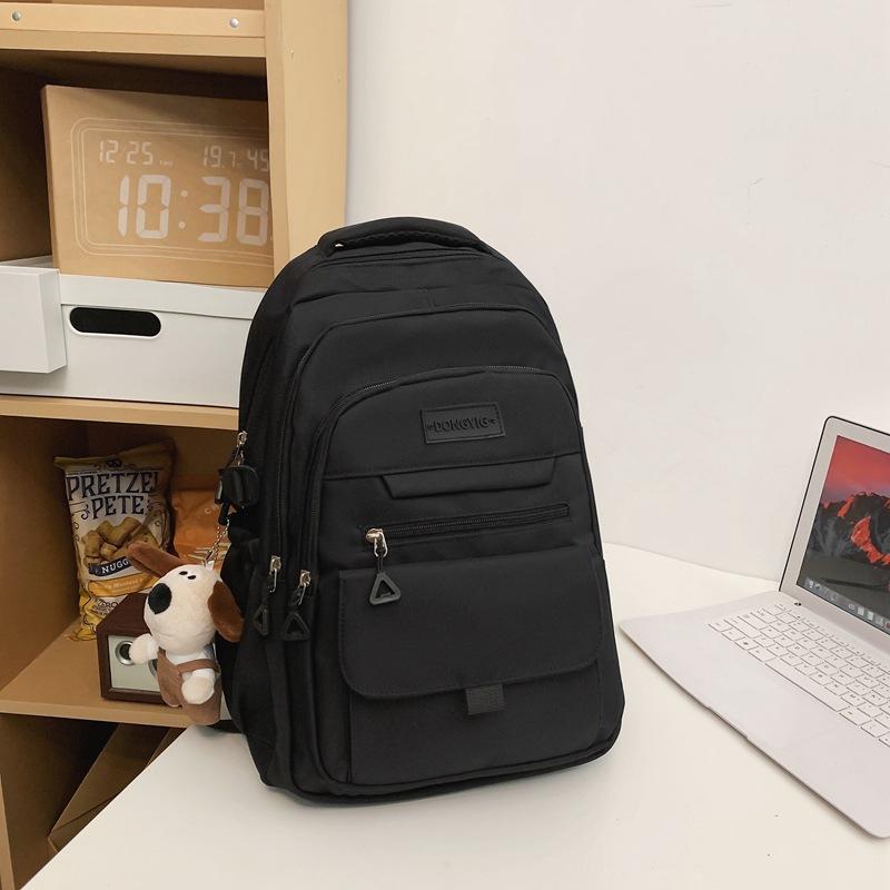 Korean Version of High School Students  Junior High School Students  Large Capacity Contrast Color Backpacks  Backpacking Men